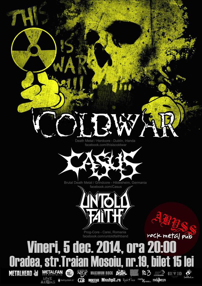 Concert Coldwar, Casus si Untold Faith in Oradea